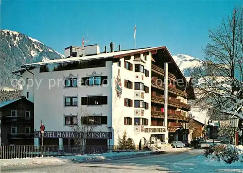 AK / Ansichtskarte Kitzbuehel_Tirol Wintersportplatz Hotel Maria Theresia Kitzbuehel Tirol