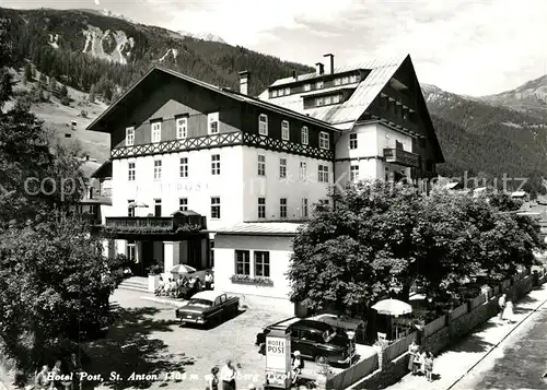 AK / Ansichtskarte St_Anton_Arlberg Hotel Post St_Anton_Arlberg