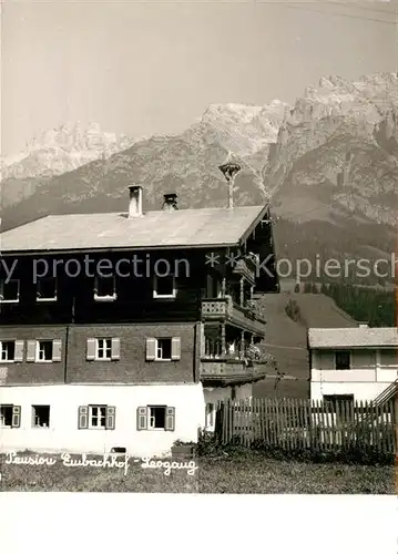 AK / Ansichtskarte Leogang Pension Embachhof Leogang