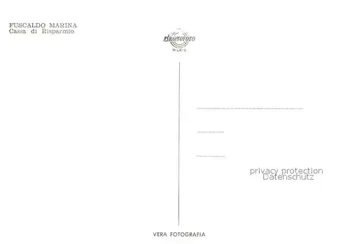 AK / Ansichtskarte Fuscaldo Cassa di Risparmio 