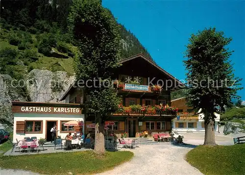 AK / Ansichtskarte Ginzling Gasthaus Karlsteg Ginzling