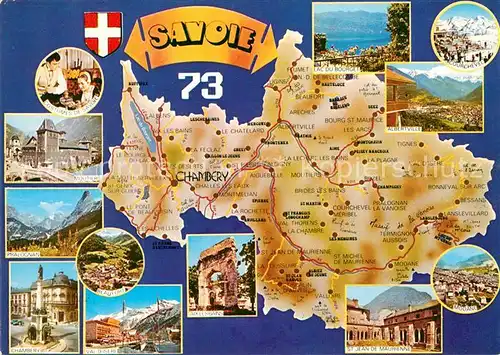 AK / Ansichtskarte Savoie Region Moutiers Pralognan Chambery Val dIsere Aix les Bains Lac du Bourget Albertville St Jean de Maurienne Modane 
