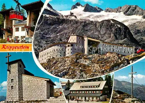 AK / Ansichtskarte Obertraun Berghotel Krippenstein Hoher Dachstein Talstation Hallstaetter See Schoenberghaus Pionierkreuz Obertraun