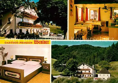 AK / Ansichtskarte Goestling_Ybbs Gasthof Pension Wentner Gaststube Gaestezimmer Goestling_Ybbs