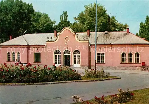 AK / Ansichtskarte Balatonszemes Eisenbahnstation Balatonszemes