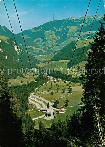 AK / Ansichtskarte Melchsee Frutt Luftseilbahn Stoeckalp mit Melchtal Melchsee Frutt