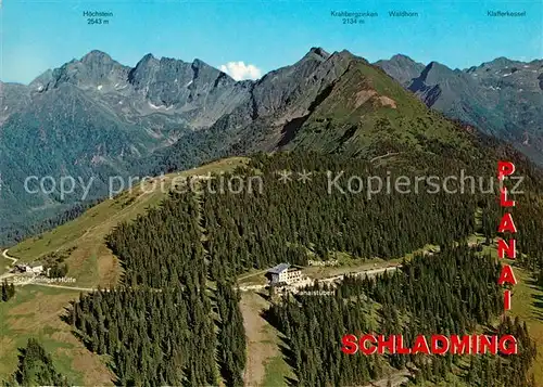 AK / Ansichtskarte Schladming_Obersteiermark Schladminger Planai Fliegeraufnahme Schladming_Obersteiermark