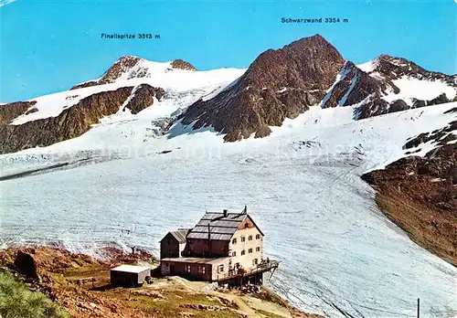 AK / Ansichtskarte oetztal_Tirol Schutzhaus Schoene Aussicht oetztal Tirol