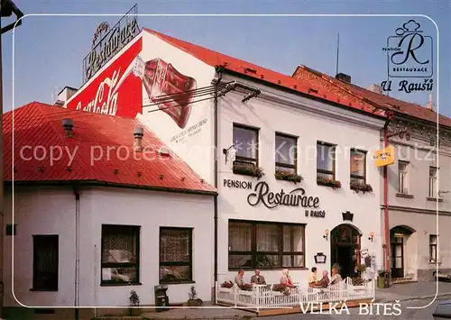 AK / Ansichtskarte Velka_Bites Pension Restaurace U Rausu 
