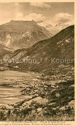 AK / Ansichtskarte Le_Fayet Vue sur la Vallee de l Arve au fond les Aiguilles Rouges Le_Fayet
