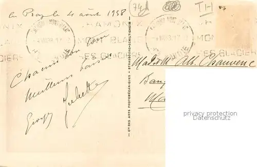 AK / Ansichtskarte Chamonix Vue sur le Mont Blanc Chamonix