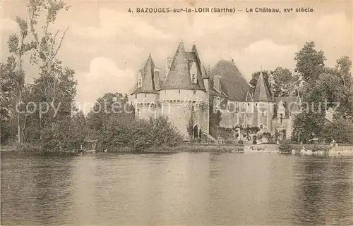 AK / Ansichtskarte Bazouges sur le Loir Chateau XVe siecle Schloss Bazouges sur le Loir