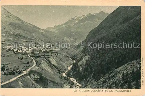 AK / Ansichtskarte Villar d_Arene_Hautes_Alpes et la Romanche Villar d_Arene