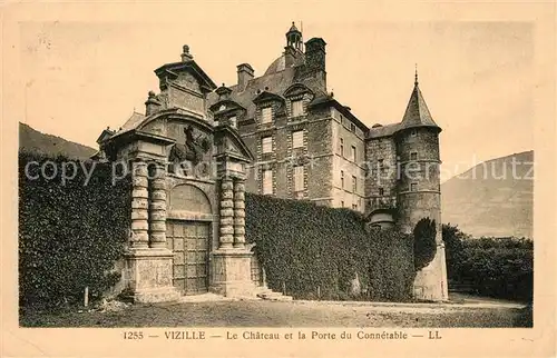 AK / Ansichtskarte Vizille Chateau et Porte du Connetable Vizille