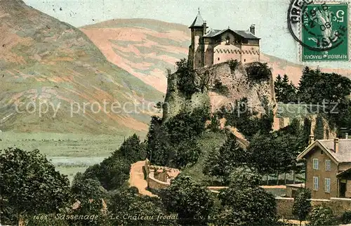 AK / Ansichtskarte Sassenage Chateau feodal Schloss Sassenage