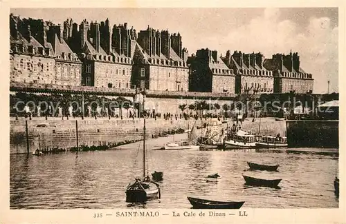 AK / Ansichtskarte Saint Malo_Ille et Vilaine_Bretagne La Cale de Dinan Saint Malo_Ille et Vilaine