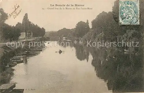 AK / Ansichtskarte Saint Maur des Fosses Grand bras de la Marne au Parc Saint Maur Saint Maur des Fosses