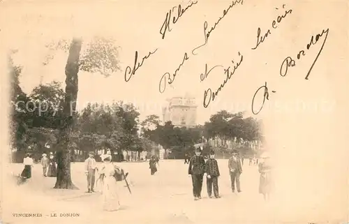 AK / Ansichtskarte Vincennes Le Donjon Vincennes