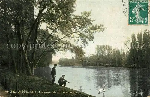 AK / Ansichtskarte Bois_de_Vincennes Les bords du Lac Daumesnil Bois_de_Vincennes