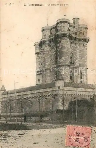 AK / Ansichtskarte Vincennes Le Donjon du Fort Vincennes