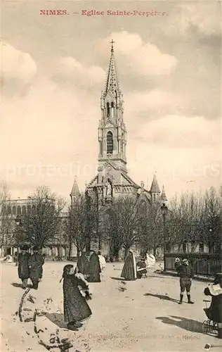 AK / Ansichtskarte Nimes Eglise Sainte Perpetue Kirche Nimes