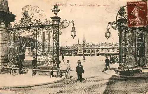 AK / Ansichtskarte Nancy_Lothringen Place Stanislas Grilles Jean Lamont Nancy Lothringen