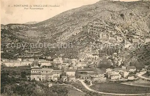 AK / Ansichtskarte Fontaine de Vaucluse Vue panoramique Fontaine de Vaucluse