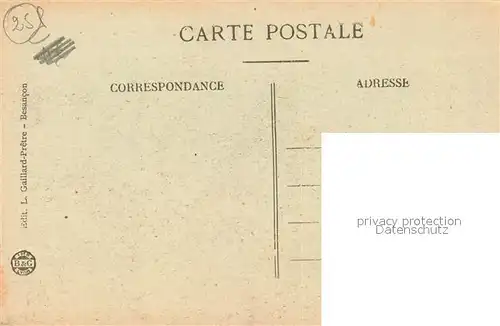 AK / Ansichtskarte Besancon_Doubs Vue generale Besancon Doubs