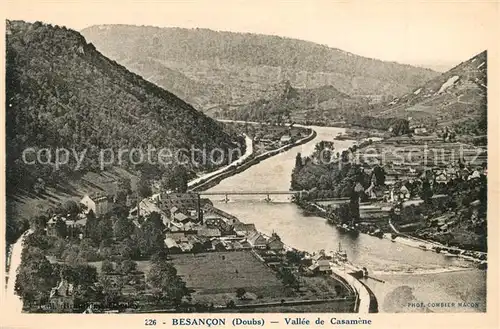 AK / Ansichtskarte Besancon_Doubs Vallee de Casamene Besancon Doubs