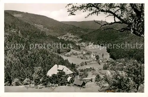AK / Ansichtskarte Bad_Herrenalb Wanderheim im Gaistal Landschaftspanorama Schwarzwald Bad_Herrenalb