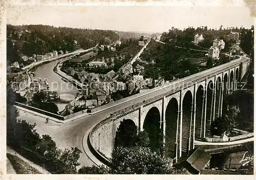 AK / Ansichtskarte Dinan Viaduc et vue generale de la Coulee de la Rance Dinan