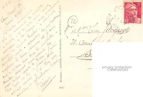 AK / Ansichtskarte Etables sur Mer_Cotes d_Armor Plage du Moulin Etables sur Mer_Cotes d