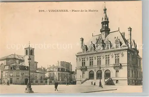 AK / Ansichtskarte Vincennes Place de la Mairie Vincennes