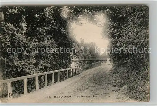 AK / Ansichtskarte L_Isle Adam Le nouveau pont L_Isle Adam