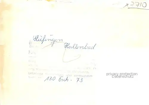 AK / Ansichtskarte Huefingen Hallenbad Huefingen