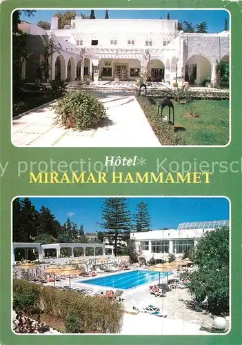 AK / Ansichtskarte Hammamet Hotel Miramar Swimming Pool Hammamet