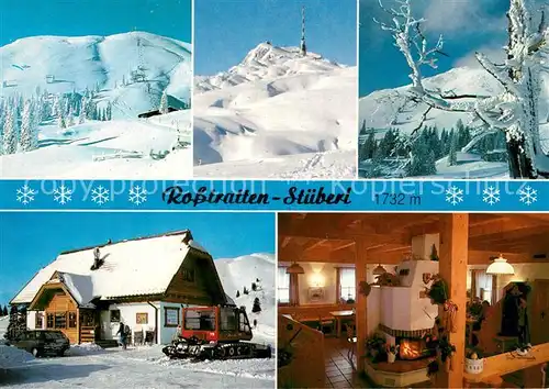 AK / Ansichtskarte Bad_Bleiberg Rosstratten Stueberl Villacher Alpe Winterlandschaft Alpen Bad_Bleiberg