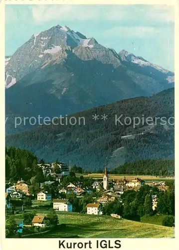 AK / Ansichtskarte Igls_Tirol Panorama mit Habicht Stubaier Alpen Igls_Tirol
