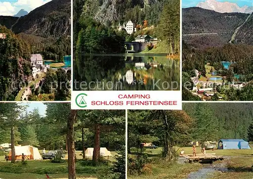 AK / Ansichtskarte Nassereith Camping Schloss Fernsteinsee Naturschutzgebiet Alpenpanorama Nassereith