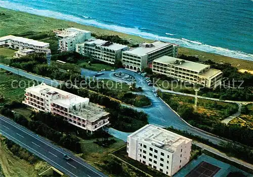 AK / Ansichtskarte Rethymno_Kreta Hotels am Strand Fliegeraufnahme Rethymno Kreta
