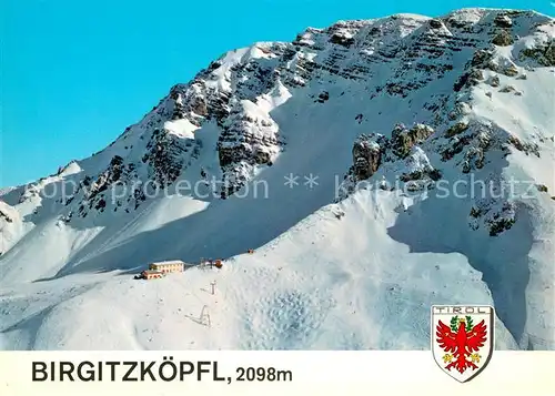 AK / Ansichtskarte Axamer_Lizum Wintersportgebiet Birgitzkoepfl Naturfreundehaus Berghaus mit Nockspitze Fliegeraufnahme Axamer Lizum