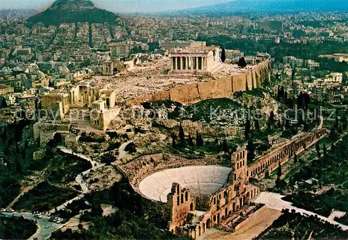 AK / Ansichtskarte Athenes_Athen Akropolis Fliegeraufnahme Athenes Athen