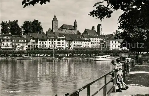 AK / Ansichtskarte Rapperswil_SG Panorama Rapperswil SG