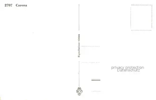 AK / Ansichtskarte Carona Kirche Panorama Carona