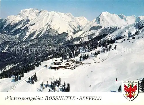 AK / Ansichtskarte Seefeld_Tirol Wintersportgebiet Rosshuette Karwendelgebirge Seefeld Tirol