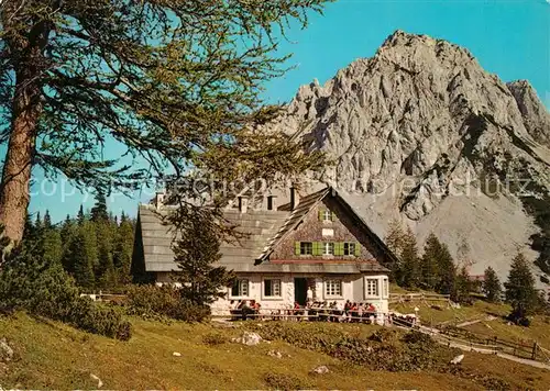 AK / Ansichtskarte Klagenfurter_Huette Berghuette mit Bielschnitza Karawanken 