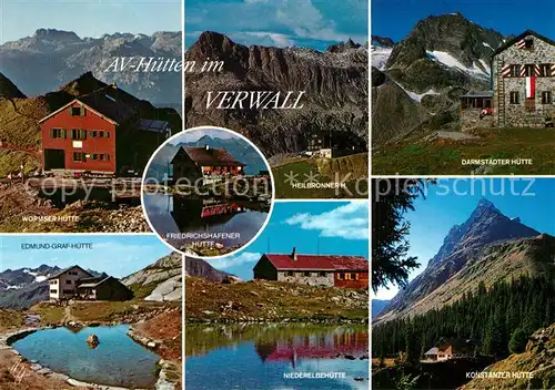 AK / Ansichtskarte Schruns_Vorarlberg Alpenvereinshuetten im Verwall zwischen Schruns Montafon und Pettneu Stanzertal Schruns Vorarlberg