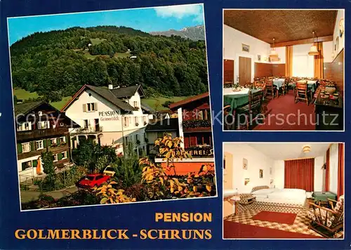 AK / Ansichtskarte Schruns_Vorarlberg Pension Golmerblick Montafon Schruns Vorarlberg
