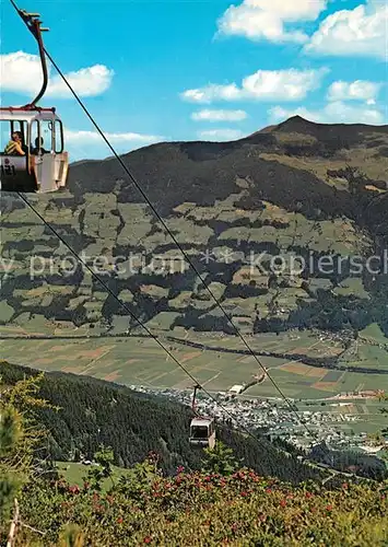 AK / Ansichtskarte Fuegen Spieljochbahn Bergbahn Blick ins Tal Zillertal Fuegen
