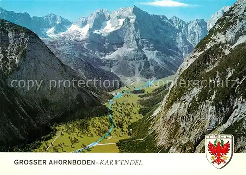 AK / Ansichtskarte Eng_Alm Grosser Ahornboden Karwendelgebirge Fliegeraufnahme Eng_Alm